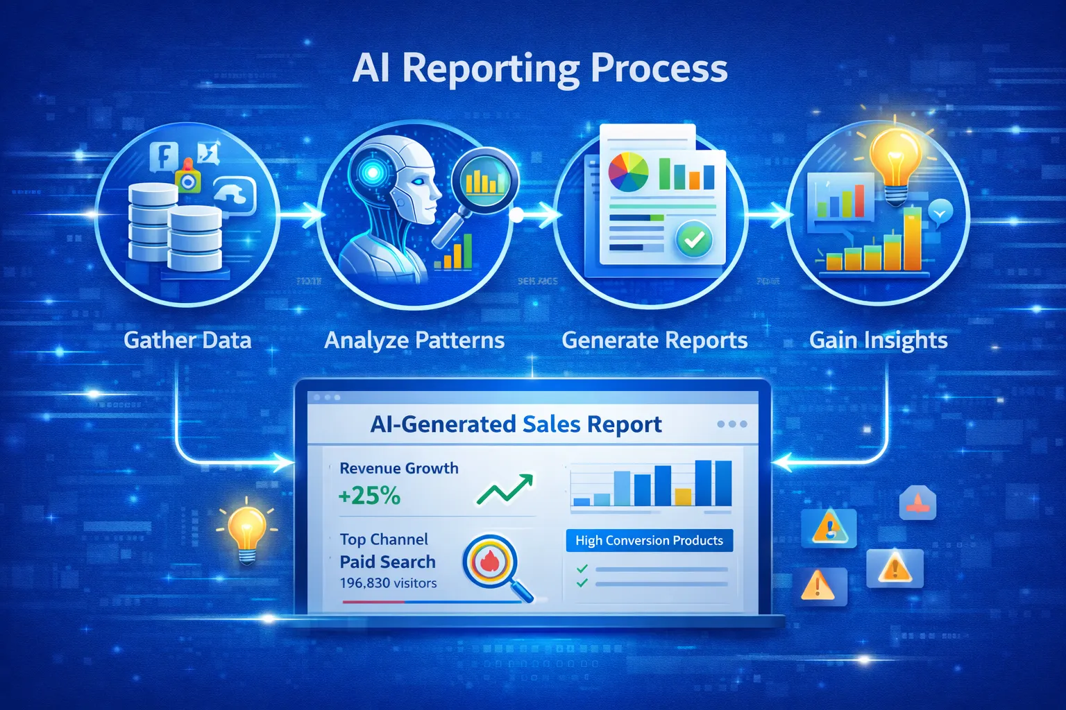 AI reporting real example
