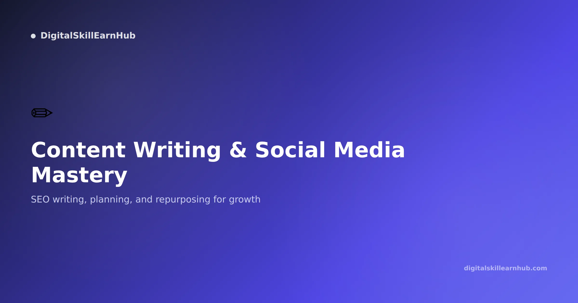 Content Writing Course