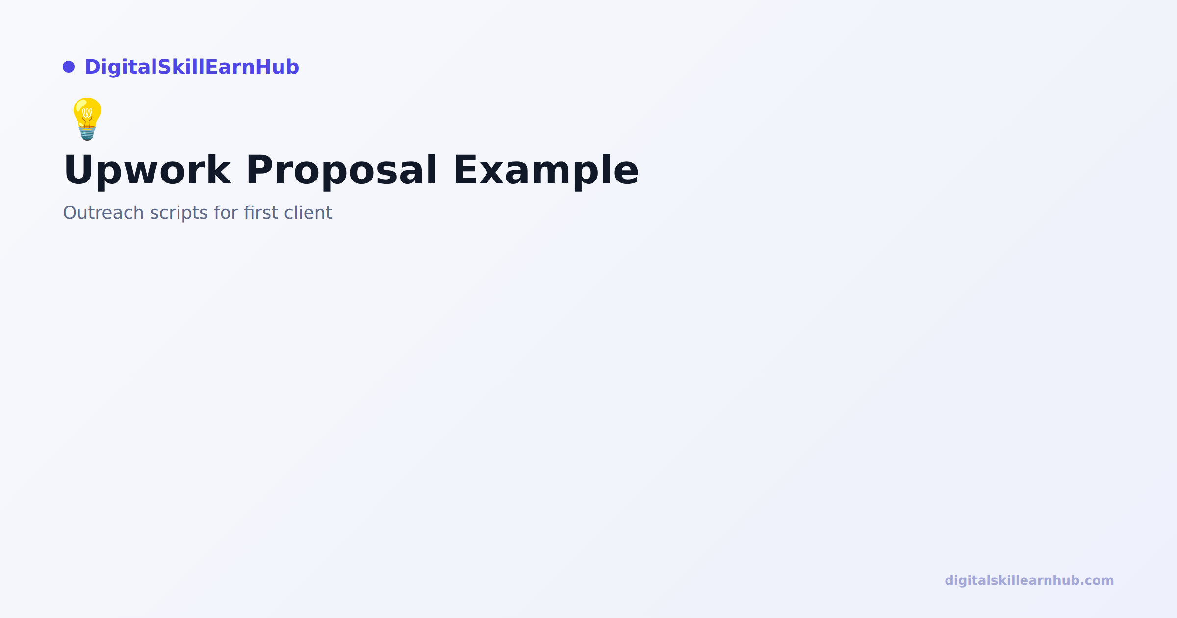 Outreach scripts for first client