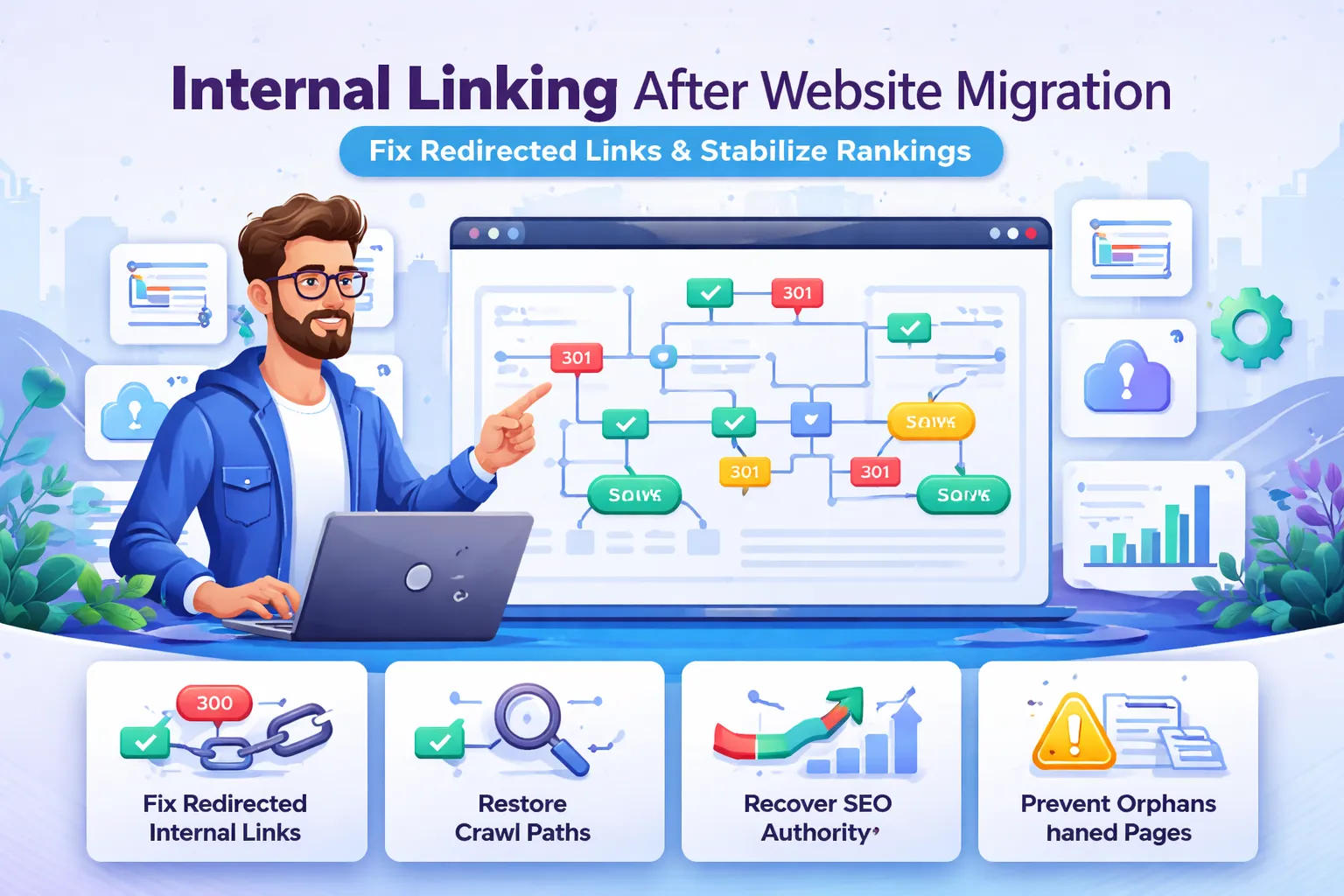Internal linking structure after website migration