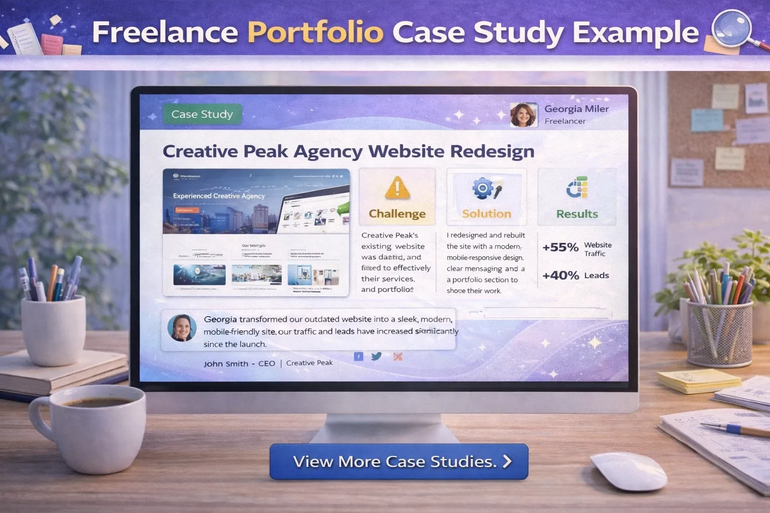Portfolio case study example