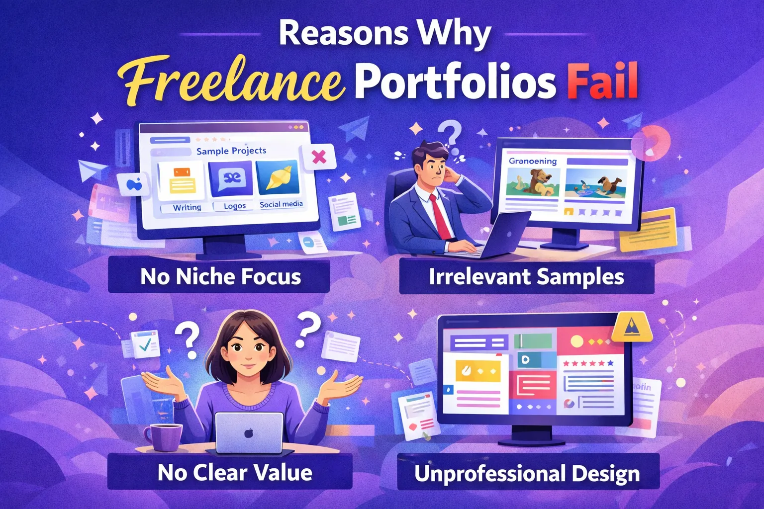 Why freelance portfolios fail