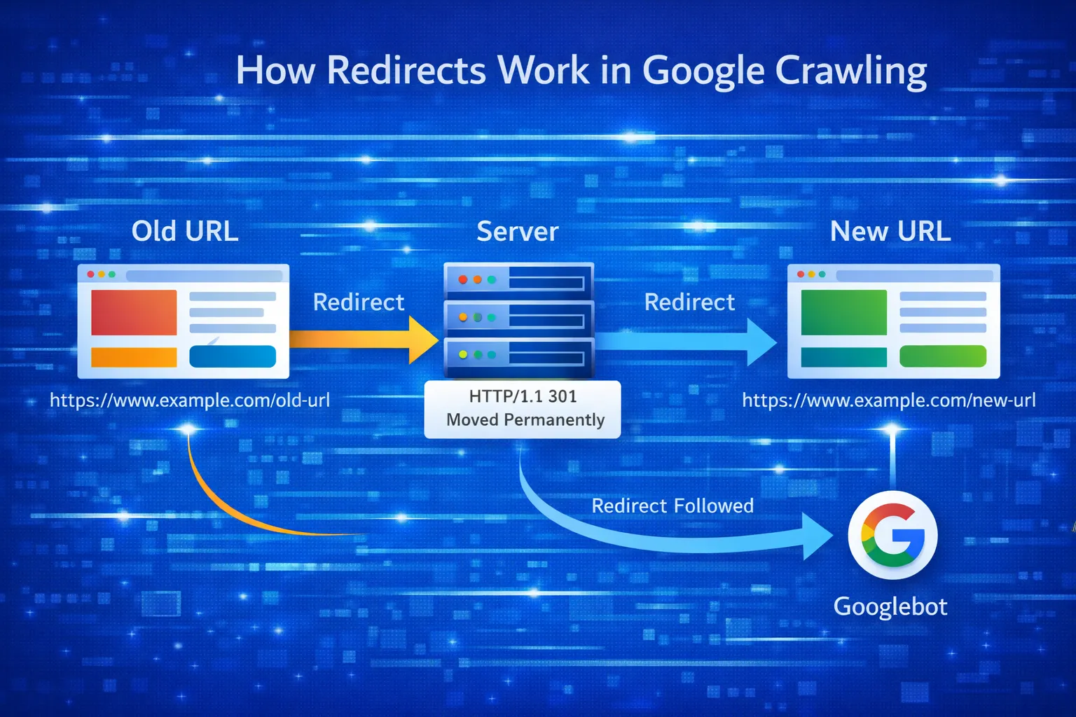 How redirects work in Google crawling
