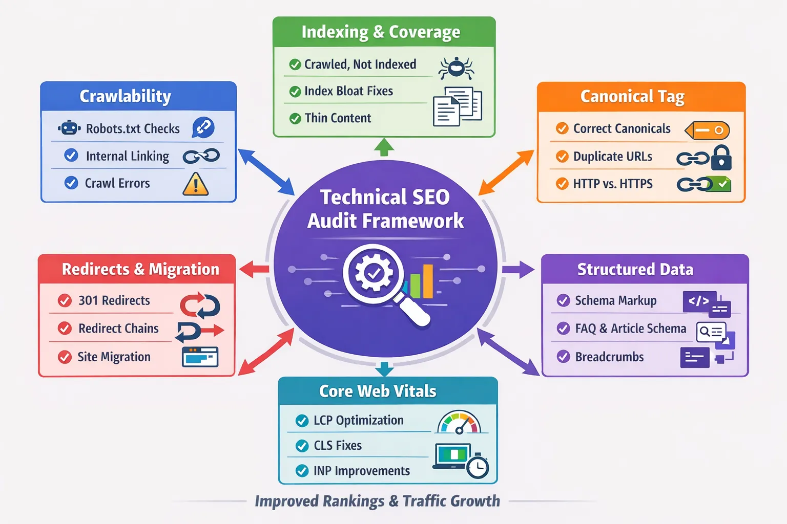 Technical SEO audit checklist and migration recovery framework 2026
