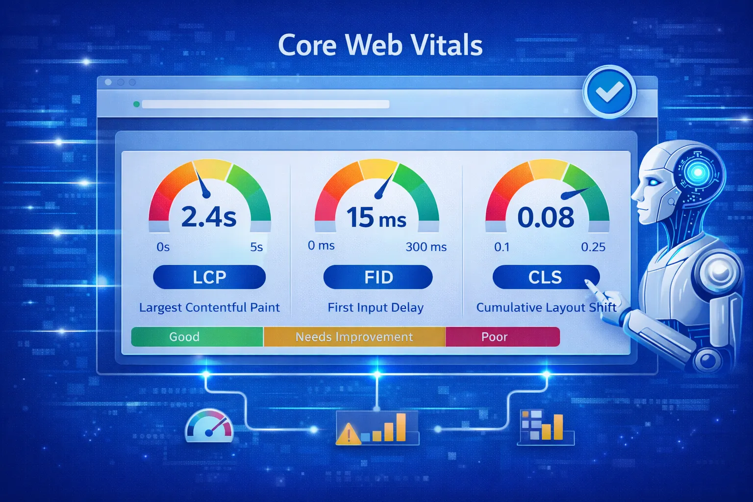 Core Web Vitals dashboard